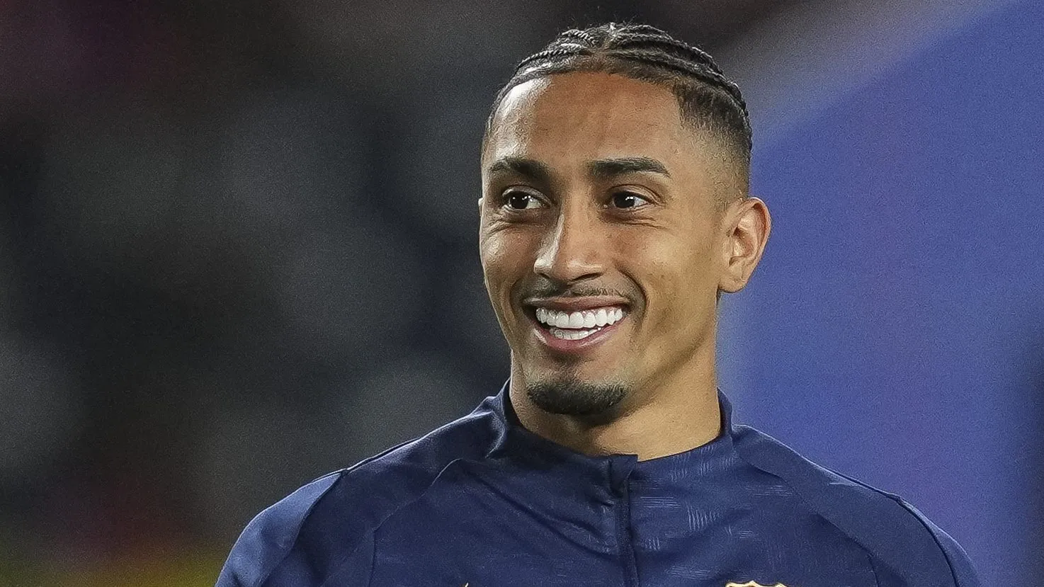 Raphinha em ação pelo Barcelona.