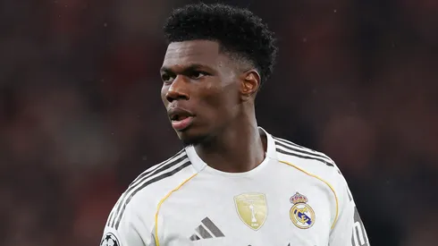 Tchouaméni em campo pelo Real Madrid. Foto: Michael Regan/Getty Images