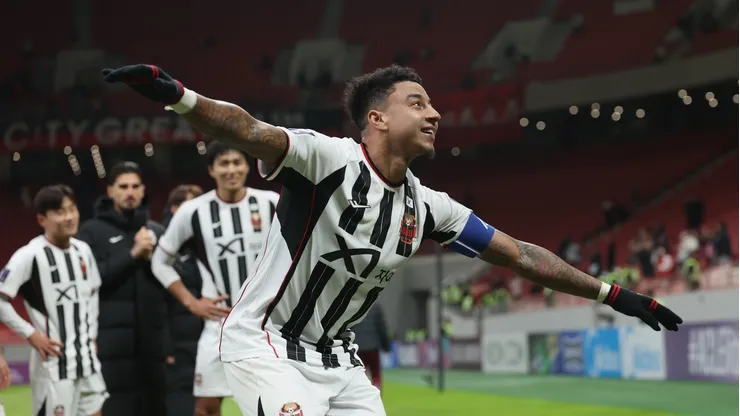 Lingard comemora gol com o FC Seoul (Lintao Zhang/Getty Images)