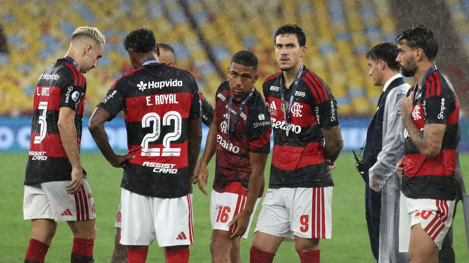 Flamengo perdeu os dois jogos da final (foto: Wagner Meier/Getty Images)