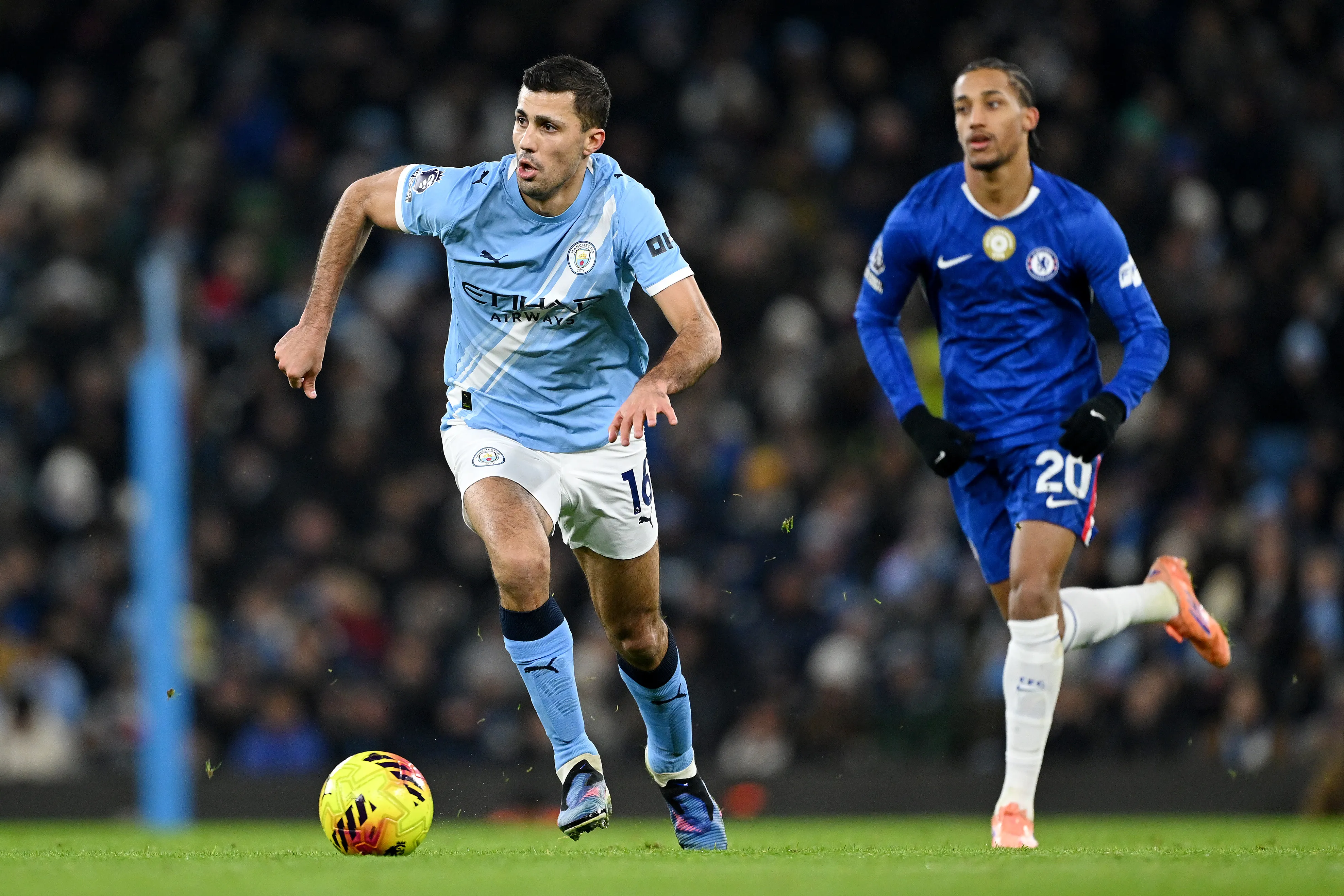 Rodri é um meia completo que chegará ao Real Madrid para somar. Foto: Shaun Botterill/Getty Images