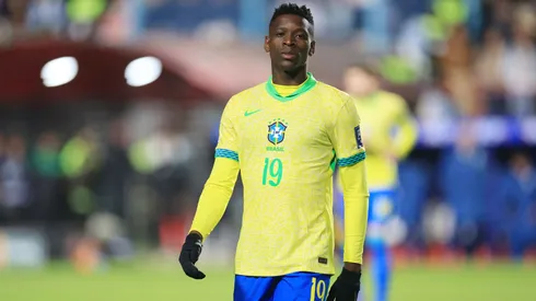 Luiz Henrique em jogo da Seleção Brasileira