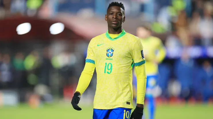Luiz Henrique em jogo da Seleção Brasileira
