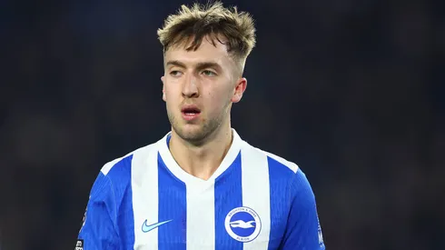 Jack Hinshelwood, do Brighton, é um alvo do Arsenal. Foto: IMAGO / Sportimage
