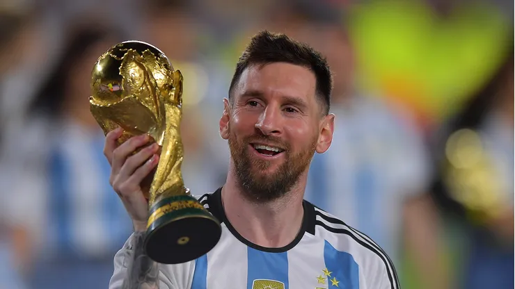 Lionel Messi foi campeão da Copa do Mundo de 2022 (Photo by Marcelo Endelli/Getty Images)