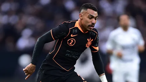 O lateral Matheuzinho durante jogo do Corinthians (Mauro Horita/Getty Images)