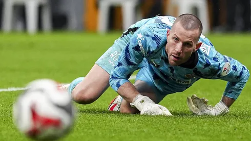 Vídeo: Paulo Victor, ex-Flamengo e Grêmio, comete falha bizarra em Galatasaray x Alanyaspor. (Foto:<br />
IMAGO / Anadolu Agency)