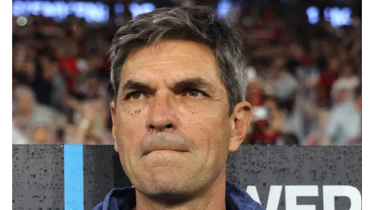 Mauricio Pellegrino, do Lanús, se torna alvo do Boca Juniors após vitória contra o Flamengo. (Foto: Wagner Meier/Getty Images)