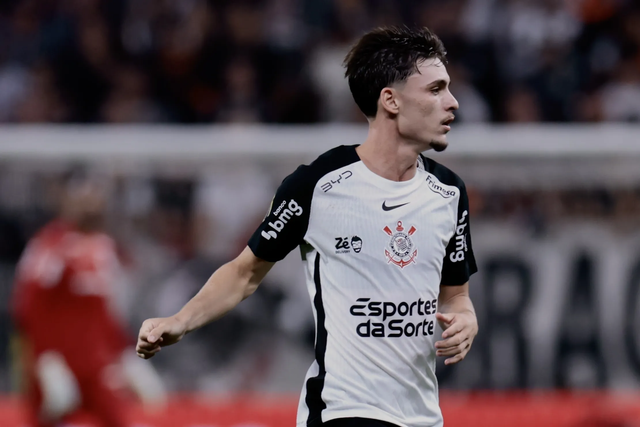 Breno Bidon jogador do Corinthians durante partida contra o Palmeiras no estádio Arena Corinthians pelo campeonato Paulista 2026. Foto Marcello ZambranaAGIF