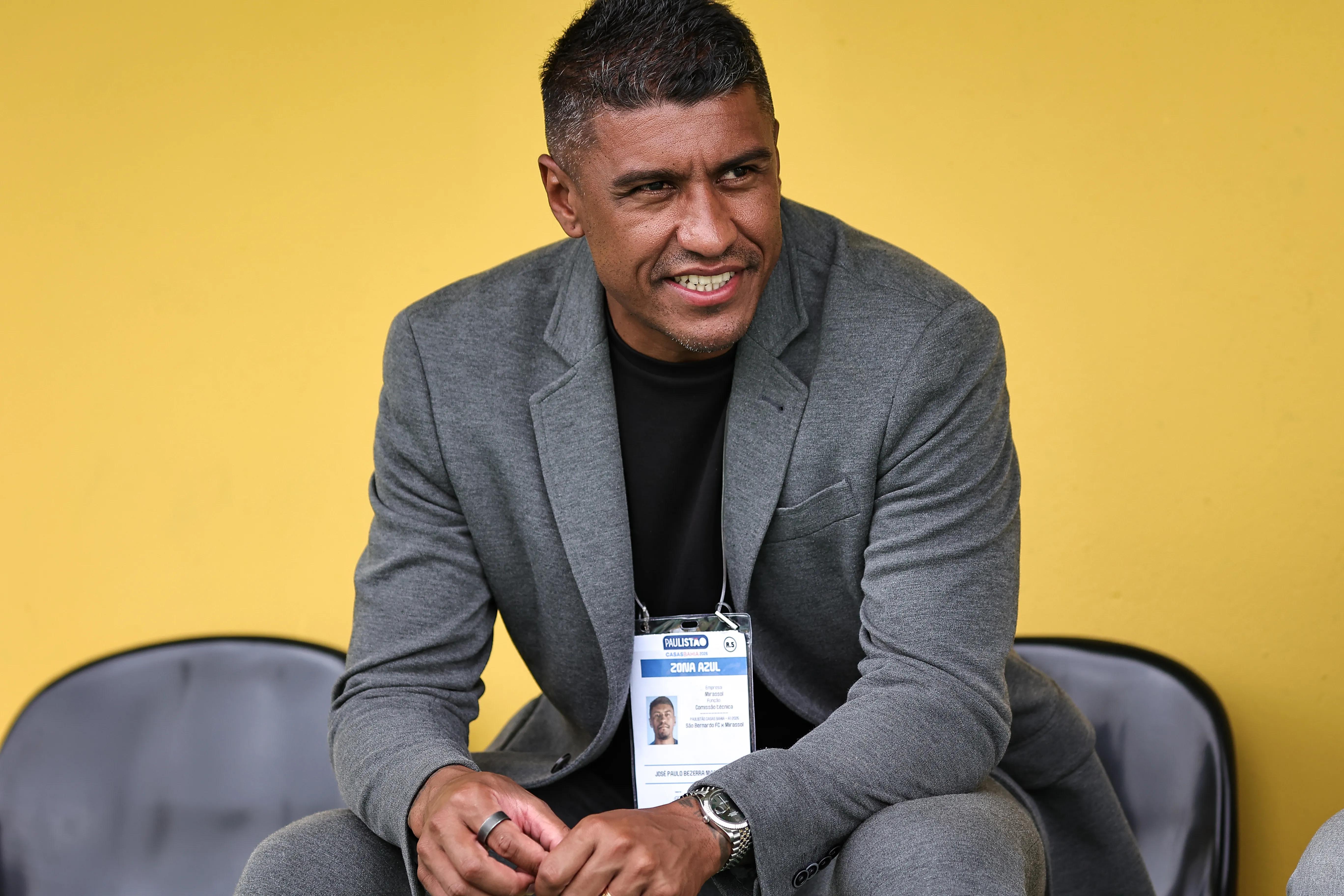 Paulinho no Mirassol.  Foto: Fabio Giannelli/AGIF