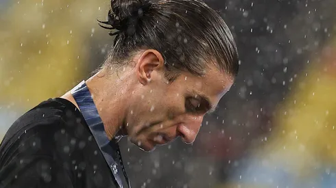 Alvo do Atlético de Madrid, Filipe Luís balança no Flamengo e ganha a sombra de Leonardo Jardim. (Foto: Wagner Meier/Getty Images)
