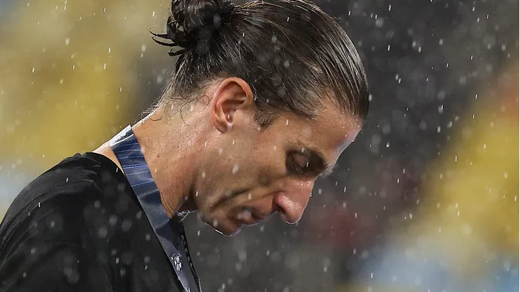 Alvo do Atlético de Madrid, Filipe Luís balança no Flamengo e ganha a sombra de Leonardo Jardim. (Foto: Wagner Meier/Getty Images)