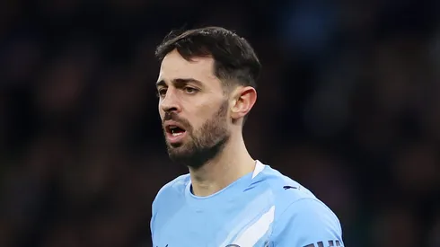 Bernardo Silva não garante permanência no Manchester City. (Photo by Lewis Storey/Getty Images)