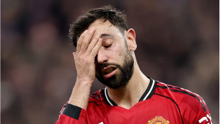 Bruno Fernandes pode deixar o Manchester United. Foto: Michael Regan/Getty Images