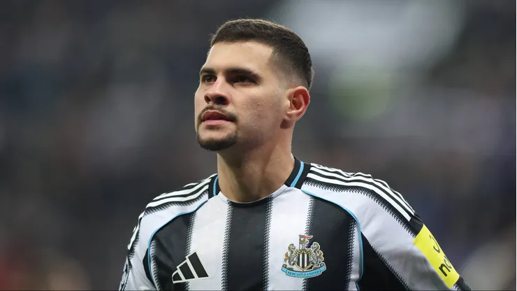 Bruno Guimarães, jogador do Newcastle. Foto: IMAGO / Sportimage