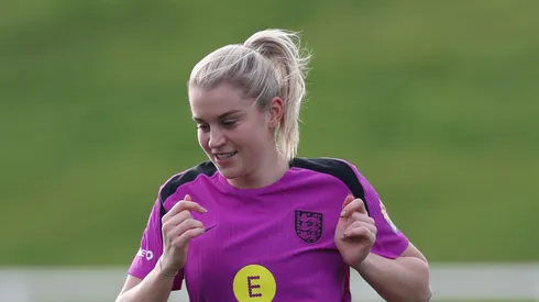 Alessia Russo pela Inglaterra (Photo by Morgan Harlow/Getty Images)