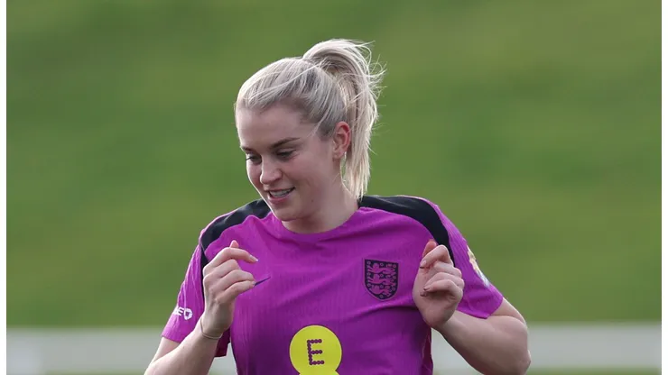 Alessia Russo pela Inglaterra (Photo by Morgan Harlow/Getty Images)