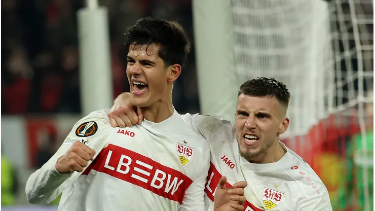 Chema Andrés, meio-campista do Stuttgart (Photo by Alex Grimm/Getty Images)