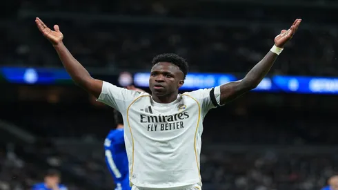 Vini Jr na partida do Real Madrid contra o Getafe – Angel Martinez/Getty Images