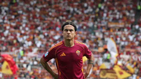 O atacante Dybala em jogo da Roma (Paolo Bruno/Getty Images)