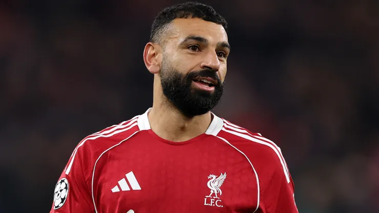 Salah em campo com as cores do Liverpool. Foto: Justin Setterfield/Getty Images