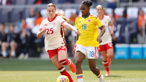 Jogadora do Santos destaca a importância de Linda Caicedo para a Colômbia – Foto: Johnnie Izquierdo/Getty Images