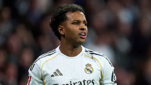 Rodrygo em campo com o Real Madrid (Angel Martinez/Getty Images)
