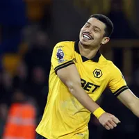 André comemora seu 1º gol pelo Wolves na Premier League