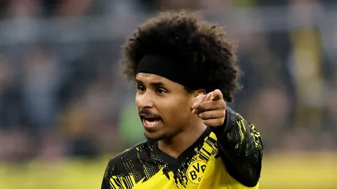 Borussia Dortmund se irrita com “sonho Premier League” de Adeyemi. (Photo by Christof Koepsel/Getty Images)
