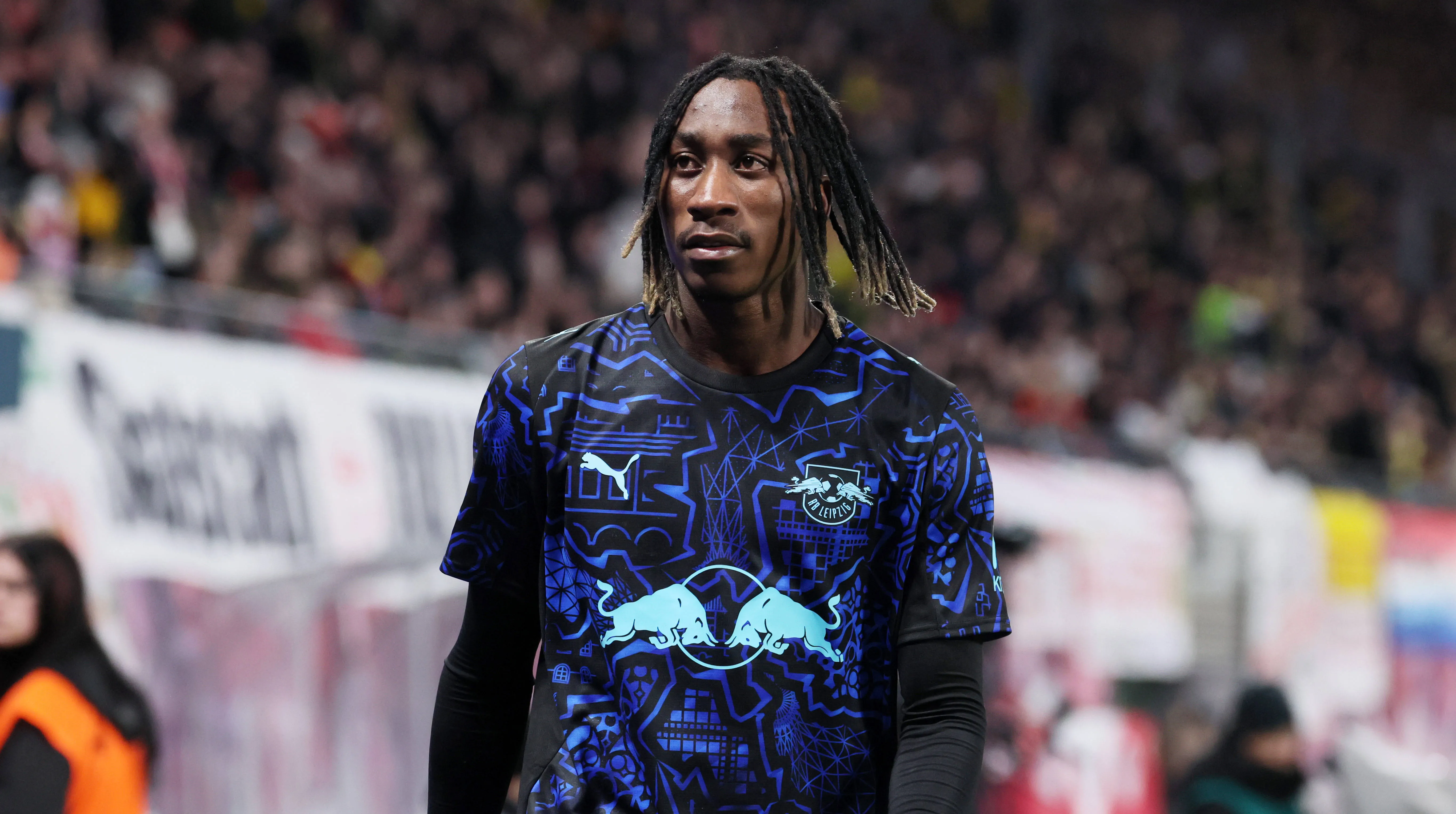 Yan Diomandé é um dos principais jogadores do RB Leipzig e o Liverpool quer contratá-lo. Foto: IMAGO /&nbsp;Picture Point LE