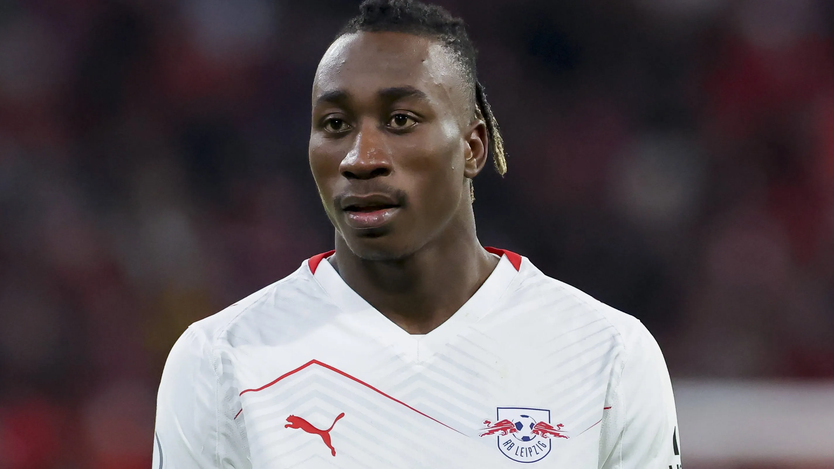 Yan Diomande, em campo