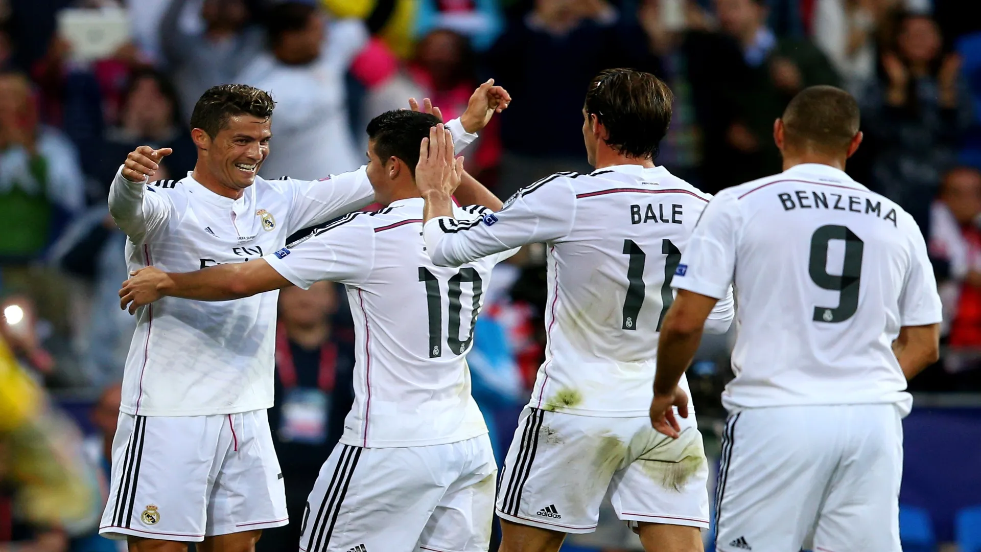 Trio ‘BBC’ do Real Madrid em 2014 – Clive Mason/Getty Images