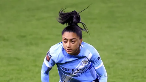 Kerolin, do Manchester City (Photo by Jess Hornby/Getty Images)