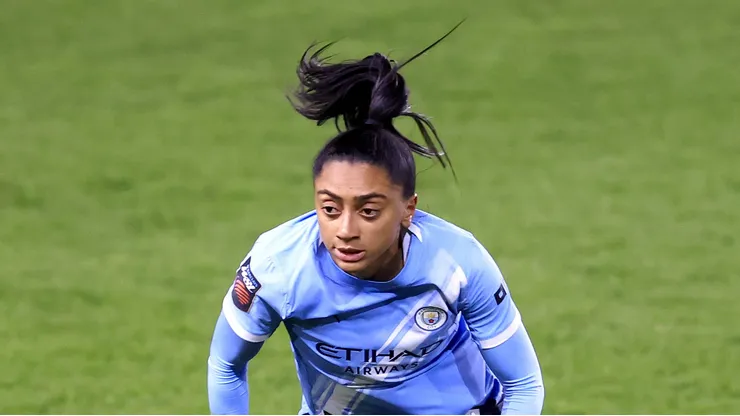 Kerolin, do Manchester City (Photo by Jess Hornby/Getty Images)