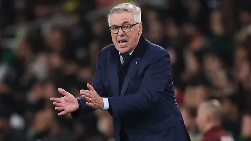 Carlo Ancelotti durante amistoso da Seleção Brasileira. (Photo by Ryan Pierse/Getty Images)