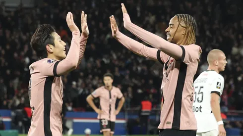 Kang-in Lee e Bradley Barcola. (Photo by Catherine Steenkeste/Getty Images for Qatar Airways)