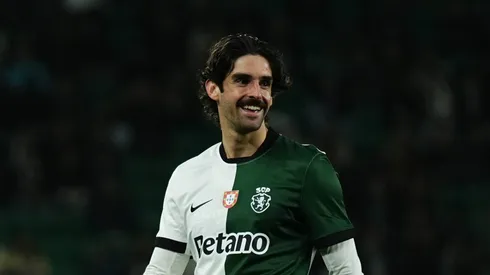 Francisco Trincão estende vínculo com Sporting até 2030 e assume braçadeira de capitão. (Foto João Alvarinhas – Avant Sports) Lisboa, Estádio José Alvalade, Portugal.
