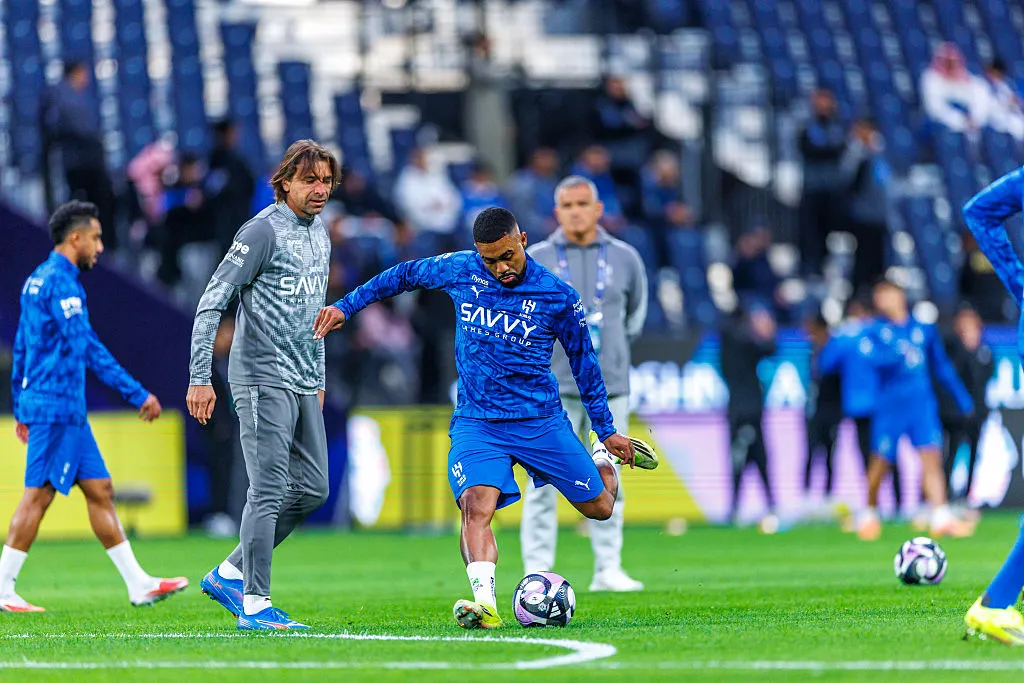 Malcom marcou um dos gols da vitória do Al-Hilal (Photo by Abdullah Ahmed/Getty Images)