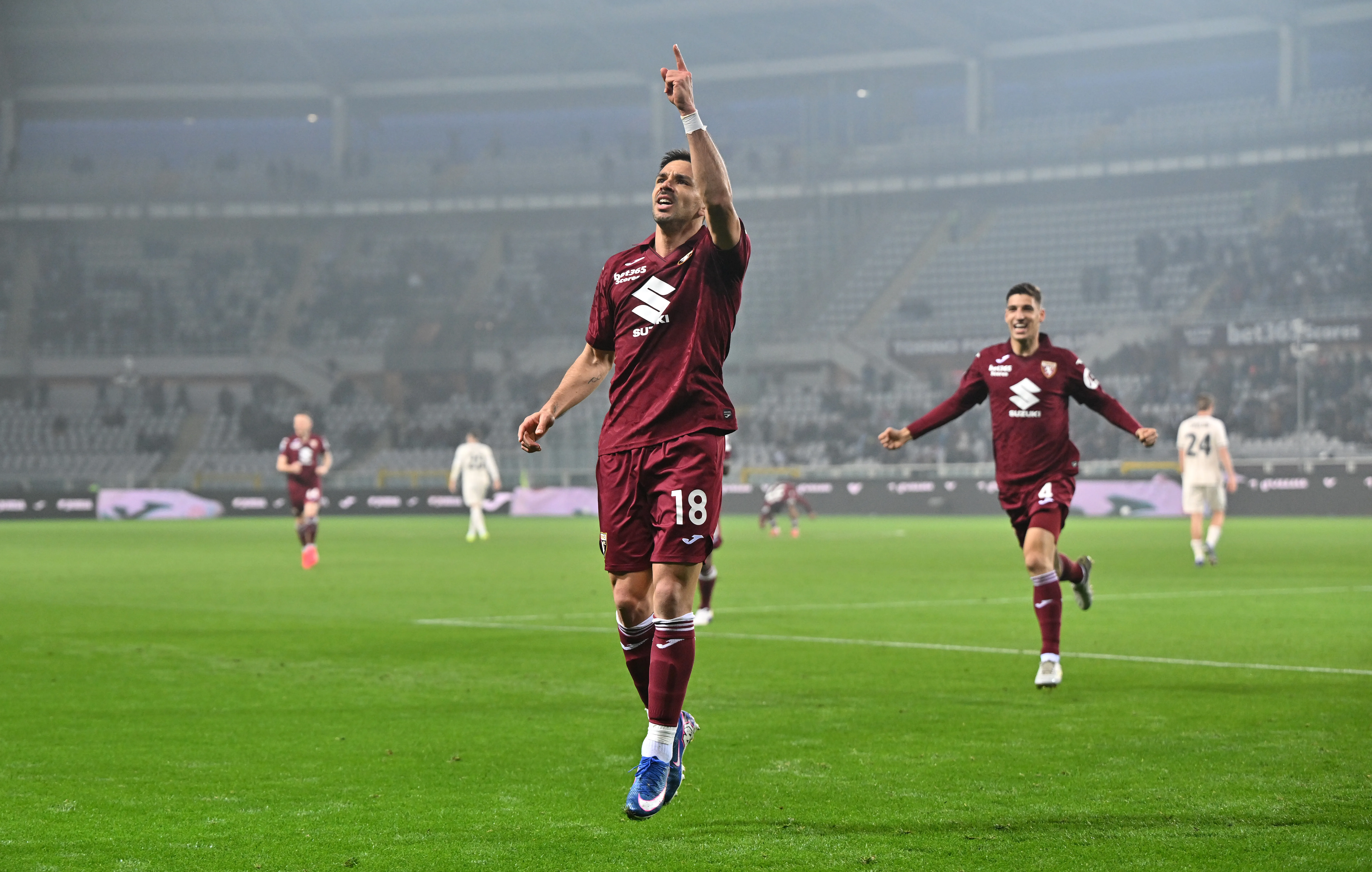 Giovanni Simeone em ação pelo Torino. (Foto: Chris Ricco/Getty Images)
