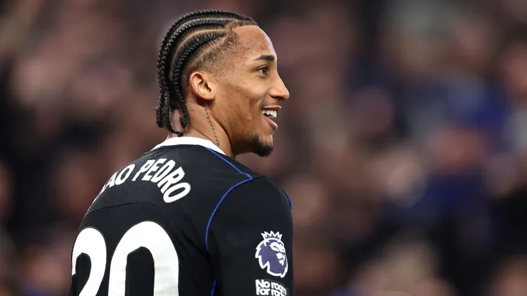João Pedro acumula gols pelo Chelsea na temporada (foto: Alex Pantling/Getty Images)