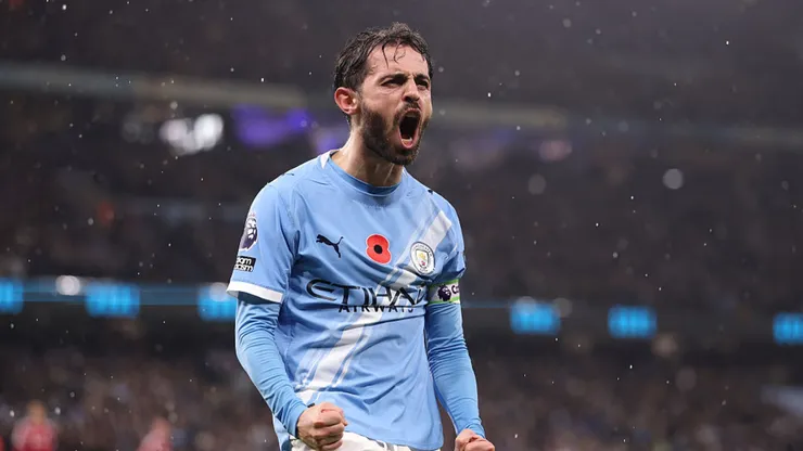 Bernardo Silva vai deixar o City após nove temporadas. Carl Recine/Getty Images.