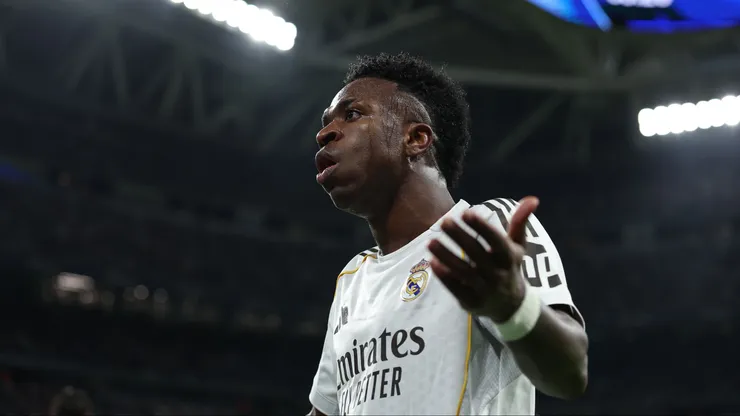 Vini Jr. cogita deixar o Real Madrid. Foto: Florencia Tan Jun/Getty Images