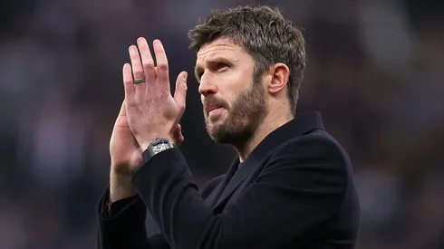 Michael Carrick, atual técnico do Manchester United. (Photo by George Wood/Getty Images)