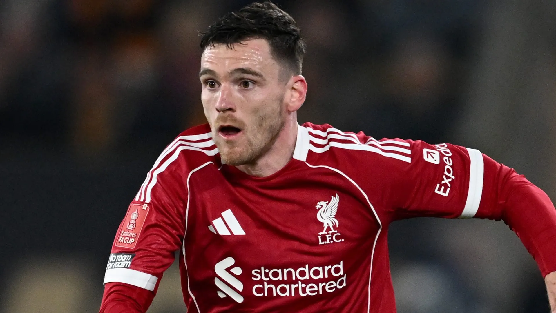 Andrew Robertson, ídolo da equipe do Liverpool
