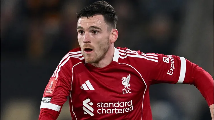 Andrew Robertson, lateral do Liverpool. (Photo by Gareth Copley/Getty Images)