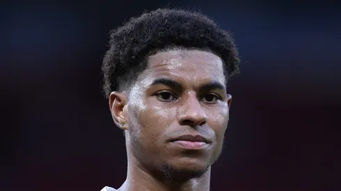 Manchester United define Iliman Ndiaye como sucessor prioritário de Marcus Rashford. (Foto de Alex Livesey/Getty Images)