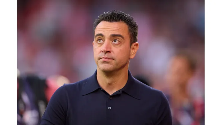 Xavi, ex-técnico do Barcelona (Photo by Fran Santiago/Getty Images)