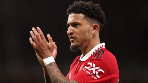 Jadon Sancho não fica no Manchester United. Foto: Catherine Ivill/Getty Images