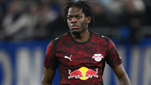 Castelo Lukeba, zagueiro do RB Leipzig. (Photo by Stuart Franklin/Getty Images)