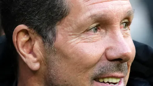 Diego Simeone durante partida do Atlético de Madrid. (Photo by Angel Martinez/Getty Images)